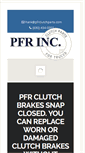 Mobile Screenshot of pfrclutchparts.com